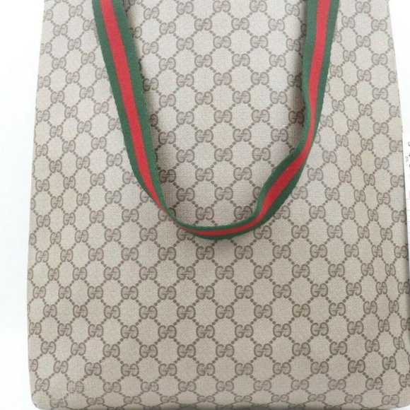 SALE! Vintage Gucci Sherry Line Guccissima Monogram Leather Tote Shoulder Bag - Picture 2 of 16
